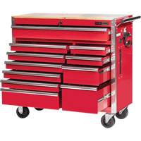 PRC4211 Armoire roulante de s&eacute;rie Pro, 11 tiroirs, 42" la x 18" p x Rouge Helyx Safety & Industrial Supplies