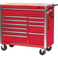 PRC4211 Armoire roulante de s&eacute;rie Pro, 11 tiroirs, 42" la x 18" p x Rouge Helyx Safety & Industrial Supplies