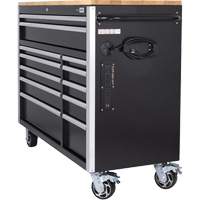 HDRC5212 Armoire mobile de s&eacute;rie HD, 12 tiroirs, 51-1/4" la x 21" p x 40-3/10" h, Noir Helyx Safety & Industrial Supplies