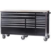 HDRC7220 Armoire mobile de s&eacute;rie HD, 20 tiroirs, 72" la x 24" p x 42-3/10" h, Noir Helyx Safety & Industrial Supplies