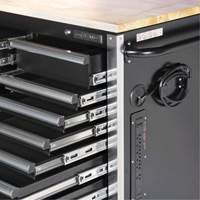HDRC7220 Armoire mobile de s&eacute;rie HD, 20 tiroirs, 72" la x 24" p x 42-3/10" h, Noir Helyx Safety & Industrial Supplies