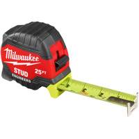 Stud Tape Measure with Engineer's Scale, 1-5/16" x 25' Helyx Safety & Industrial Supplies