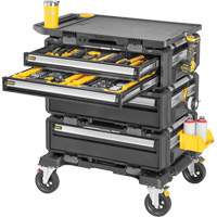 Poste de travail modulaire 5-en-1 TOUGHSYSTEM 2.0 DXL, 34" x 25-4/5" x 39", Noir/Jaune Helyx Safety & Industrial Supplies