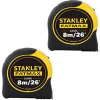 FATMAX&reg; Classic Tape Measures, 1-1/4" x 26'/8 m, Imperial & Metric Graduations Helyx Safety & Industrial Supplies