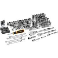 Jeu d'outils manuels pour m&eacute;canicien 90T SAE/MM avec prises 1/4", 3/8” & 1/2" Helyx Safety & Industrial Supplies