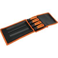 Jeu de limes &agrave; main, 4 pi&egrave;ces Helyx Safety & Industrial Supplies