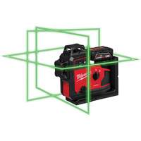 Laser vert &agrave; 3 plans sur 360° M12 avec r&eacute;cepteur et alignement automatique Helyx Safety & Industrial Supplies