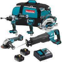 Ensemble de 5 outils sans balai 18V LXT, Lithium-ion, 18 V Helyx Safety & Industrial Supplies