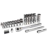 Jeu d'outils pour m&eacute;canicien &agrave; 72 dents, 12 pans et &agrave; prise de 3/8" Helyx Safety & Industrial Supplies