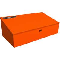 RAILWORKS Top Shelf Lockable Angled Workstation Helyx Safety & Industrial Supplies