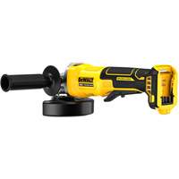Brushless Cordless Paddle-Switch Grinder (Tool Only), 4-1/2" Wheel, 20 V Helyx Safety & Industrial Supplies
