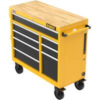 Postes de travail industriel mobile, 8 tiroirs, 40" la x Jaune Helyx Safety & Industrial Supplies