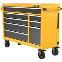 Postes de travail industriel mobile, 8 tiroirs, 52" la x Jaune Helyx Safety & Industrial Supplies