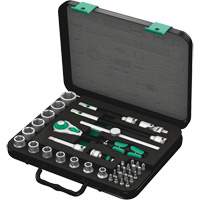 8100 SB 4 Zyklop Speed Ratchet Set, 38 Pcs, 3/8" Drive Size Helyx Safety & Industrial Supplies