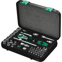 8100 SA 4 Zyklop Speed Ratchet Set, 41 Pcs, 1/4" Drive Size Helyx Safety & Industrial Supplies