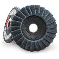 Disque &agrave; lamelles incurv&eacute; pour traitement de surface POWERBLEND SCD, 4-1/2" x 7/8", Type 29, Grain Fin Helyx Safety & Industrial Supplies