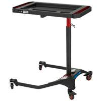 JUHT-100A Adjustable-Height Under-Hood ABS Tool Tray, 0 Drawers, 18-7/10" L x 31-17/20" W x 48-2/5" H, Black Helyx Safety & Industrial Supplies