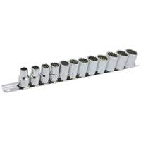 Jeu de douilles m&eacute;triques &agrave; 12 pans SS3812M-12 , 12 Mcx, Prise de 3/8" Helyx Safety & Industrial Supplies