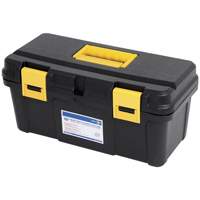 JPTB-16 Plastic Hand Tool Box, 16" W x 8" D x 7-1/2" H, Black Helyx Safety & Industrial Supplies
