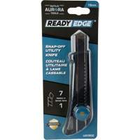 Couteau professionnel de 18 mm avec verrouillage &agrave; cliquet, Acier inoxydable, Robuste, Prise en Plastique Helyx Safety & Industrial Supplies