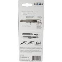 Couteau professionnel de 18 mm avec verrouillage &agrave; cliquet, Acier inoxydable, Robuste, Prise en Plastique Helyx Safety & Industrial Supplies