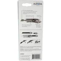 Couteau professionnel de 18 mm, Acier inoxydable, Robuste, Prise en Caoutchouc Helyx Safety & Industrial Supplies