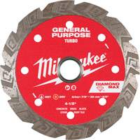 DIAMOND MAX Turbo General Purpose Diamond Blade Helyx Safety & Industrial Supplies