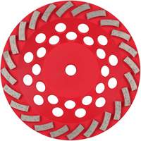 Meule boisseau diamant&eacute;e &agrave; 24 segments Turbo DIAMOND MAX Helyx Safety & Industrial Supplies
