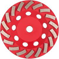Meule boisseau diamant&eacute;e &agrave; 18 segments Turbo DIAMOND MAX Helyx Safety & Industrial Supplies
