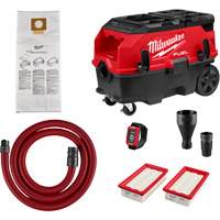 Extracteur de poussi&egrave;re &agrave; deux batteries M18 FUEL de 9 gallons, compatible avec PACKOUT avec trousse VACLINK, 27-3/4" x 19" Helyx Safety & Industrial Supplies