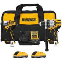 Combo 2 outils MAX XR – Perceuse &agrave; percussion 3 vitesses et visseuse &agrave; chocs, batteries XR POWERPACK*, Lithium-ion, 20 V Helyx Safety & Industrial Supplies
