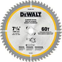 Tungsten Carbide-Tipped Steel Circular Saw Blade, 7-1/4", 60 Teeth, Non-Ferrous Use Helyx Safety & Industrial Supplies