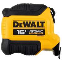 ATOMIC COMPACT SERIES Tape Measure, 16', Imperial Graduations Helyx Safety & Industrial Supplies