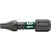 Embout Impactech, Torx inviolable, T-15, Prise 1/4" Helyx Safety & Industrial Supplies