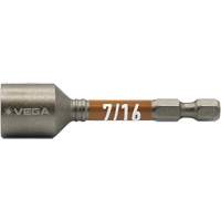 Tourne-&eacute;crou Impactech, Embout 7/16", Prise 1/4", 2-9/16" lo, Magn&eacute;tique Helyx Safety & Industrial Supplies