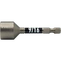 Tourne-&eacute;crou Impactech, Embout 9/16", Prise 1/4", 2-9/16" lo, Magn&eacute;tique Helyx Safety & Industrial Supplies