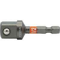 Impactech&reg; Impact Socket Adapter, 1/4" Drive Size, 1/2" Male Size, 2" L Helyx Safety & Industrial Supplies