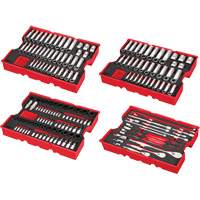 Metric & SAE Ratchet & Socket Set with Trays for PACKOUT Drawers, 242 Pcs, Impact, 1/4"/3/8"/1/2" Drive Size, Deep Helyx Safety & Industrial Supplies