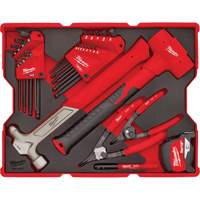 Jeu de cl&eacute;s hexagonales et marteaux avec plateau pour tiroirs PACKOUT Helyx Safety & Industrial Supplies