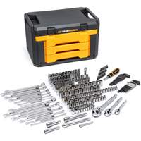Jeu d'outils pour m&eacute;canicien dans boîte de rangement &agrave; trois tiroirs Helyx Safety & Industrial Supplies