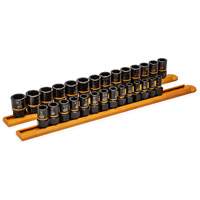 Jeu de douilles d'extraction Bolt Biter, 28 Mcx, Chocs, Prise de 1/4"/3/8" Helyx Safety & Industrial Supplies