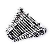 Jeu de cl&eacute;s SAE &agrave; 12 pans et 90 dents, Combinaison &agrave; cliquet, 14 morceaux, Imp&eacute;rial Helyx Safety & Industrial Supplies