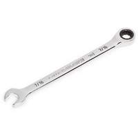 Cl&eacute; &agrave; cliquet combin&eacute;e &agrave; 90 dents, 12 pans, 7/16", Fini Chrome Helyx Safety & Industrial Supplies