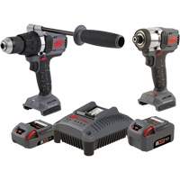 Ensemble de marteau perforateur & tournevis &agrave; chocs, Lithium-ion, 20 V Helyx Safety & Industrial Supplies