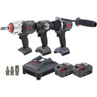 Ensemble de marteau perforateur, tournevis & tournevis &agrave; chocs, Lithium-ion, 20 V Helyx Safety & Industrial Supplies