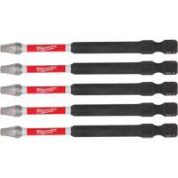 SHOCKWAVE Impact Recess Power Bits, Square, 2 Tip, 3-1/2" Length Helyx Safety & Industrial Supplies