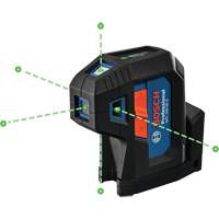 Green-Beam Five-Point Self-Leveling Alignment Laser Helyx Safety & Industrial Supplies