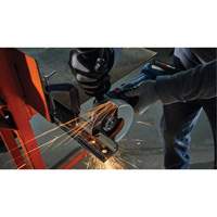 Rectifieuse angulaire sans balais avec interrupteur coulissant, Roue de 4-1/2", 18 V Helyx Safety & Industrial Supplies