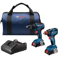 Ensemble de 2 outils, Lithium-ion, 18 V Helyx Safety & Industrial Supplies