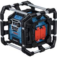 Jobsite Radio with Bluetooth&reg; 5.0 & Power Station, Lithium-Ion, 18 V Helyx Safety & Industrial Supplies